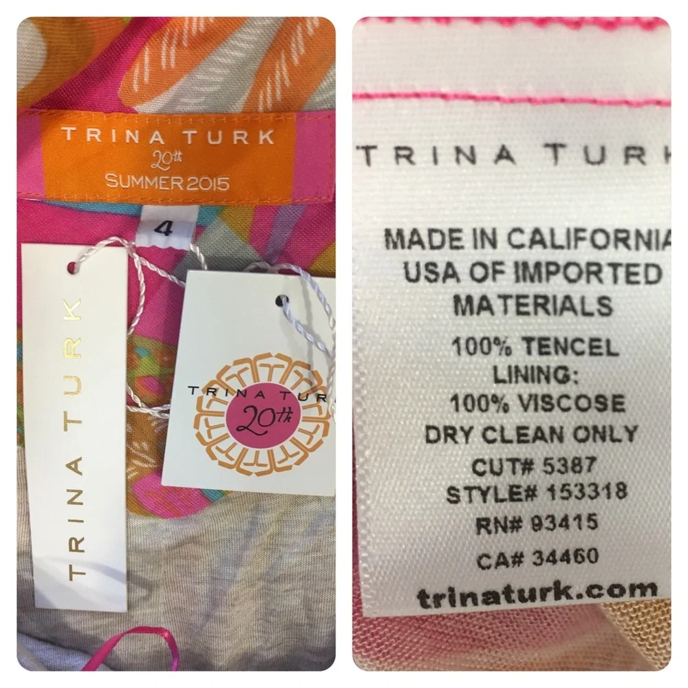 NWT Trina Turk Biscayne Dress - Picture 8 of 8